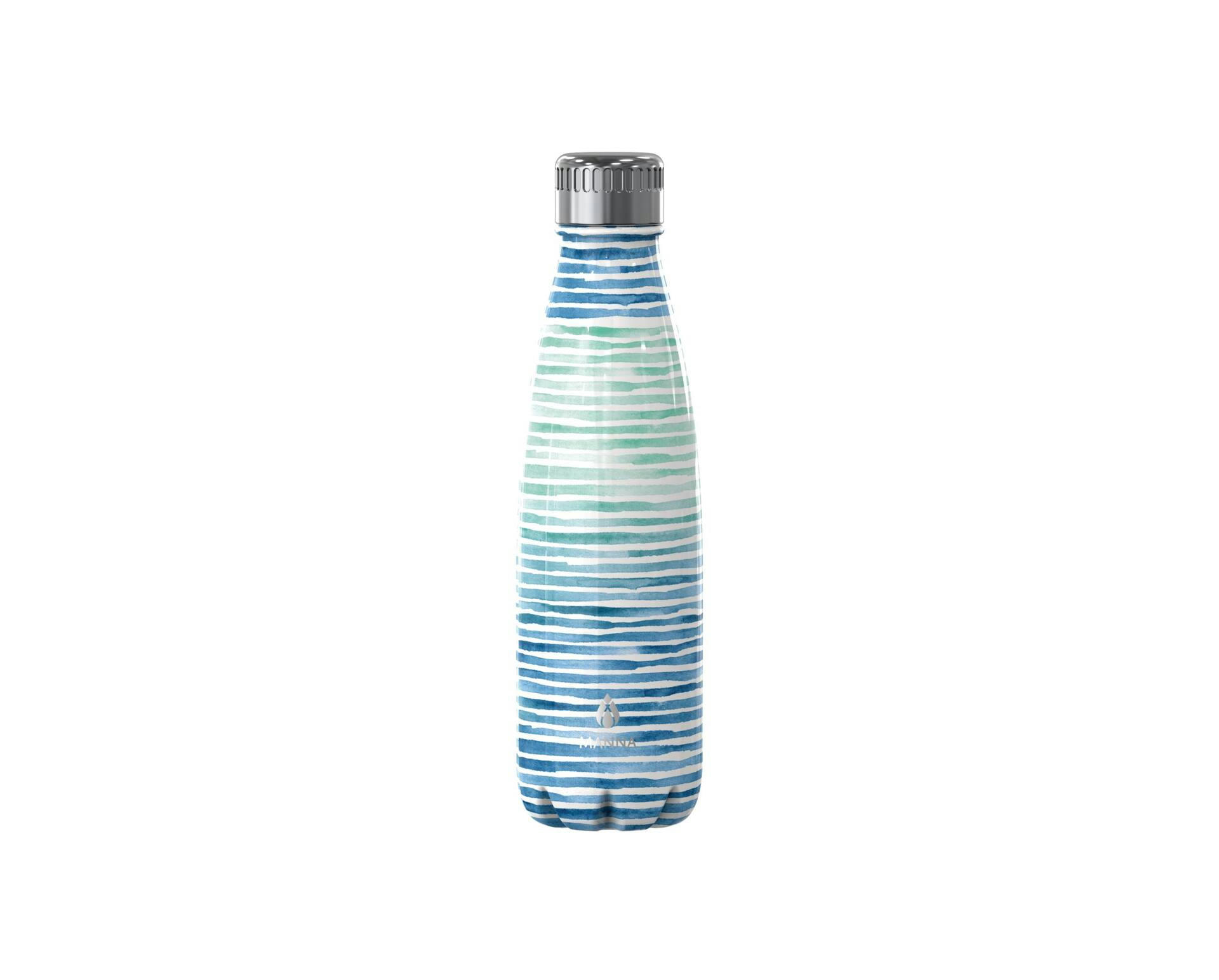 Manna Vogue Double Wall Vacuum Insulated Water Bottle, 17-oz