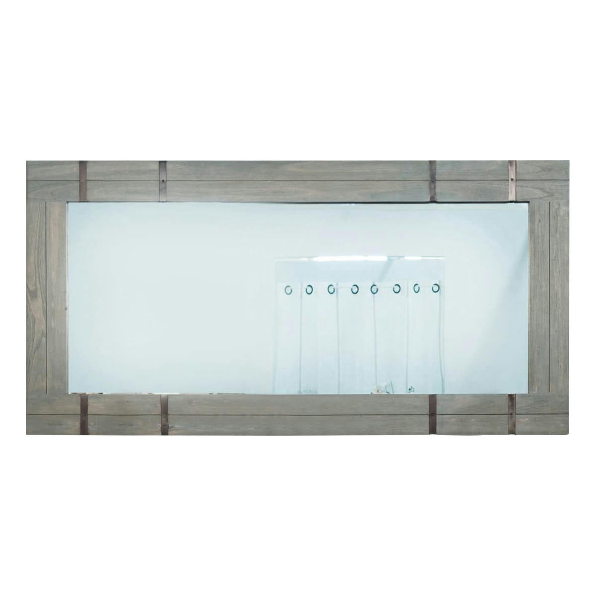 - Grand miroir de salle de bain Loft 160x80 gris