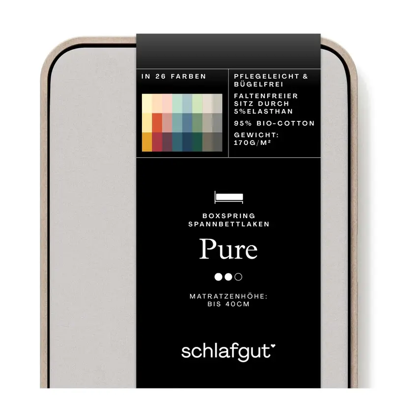 Fixleintuch für Boxspring Pure