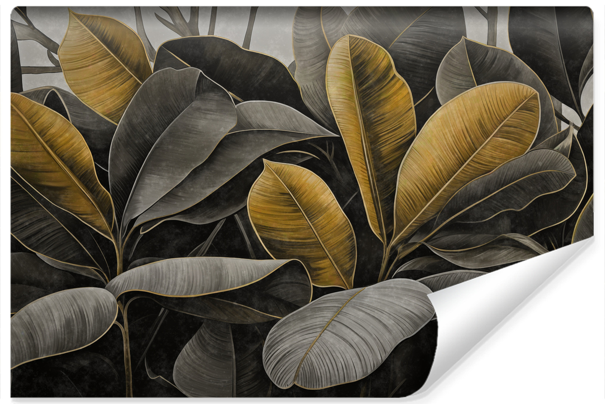 Fototapeta Tropikalne Liście Efekt 3D 368x280cm