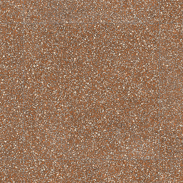 Carrelage Vintage effet Terrazzo Rouge 90x90x0,9 cm Belrosa - Sol et mur intérieur et Sol extérieur (vendu par carton de 1,62 m²)