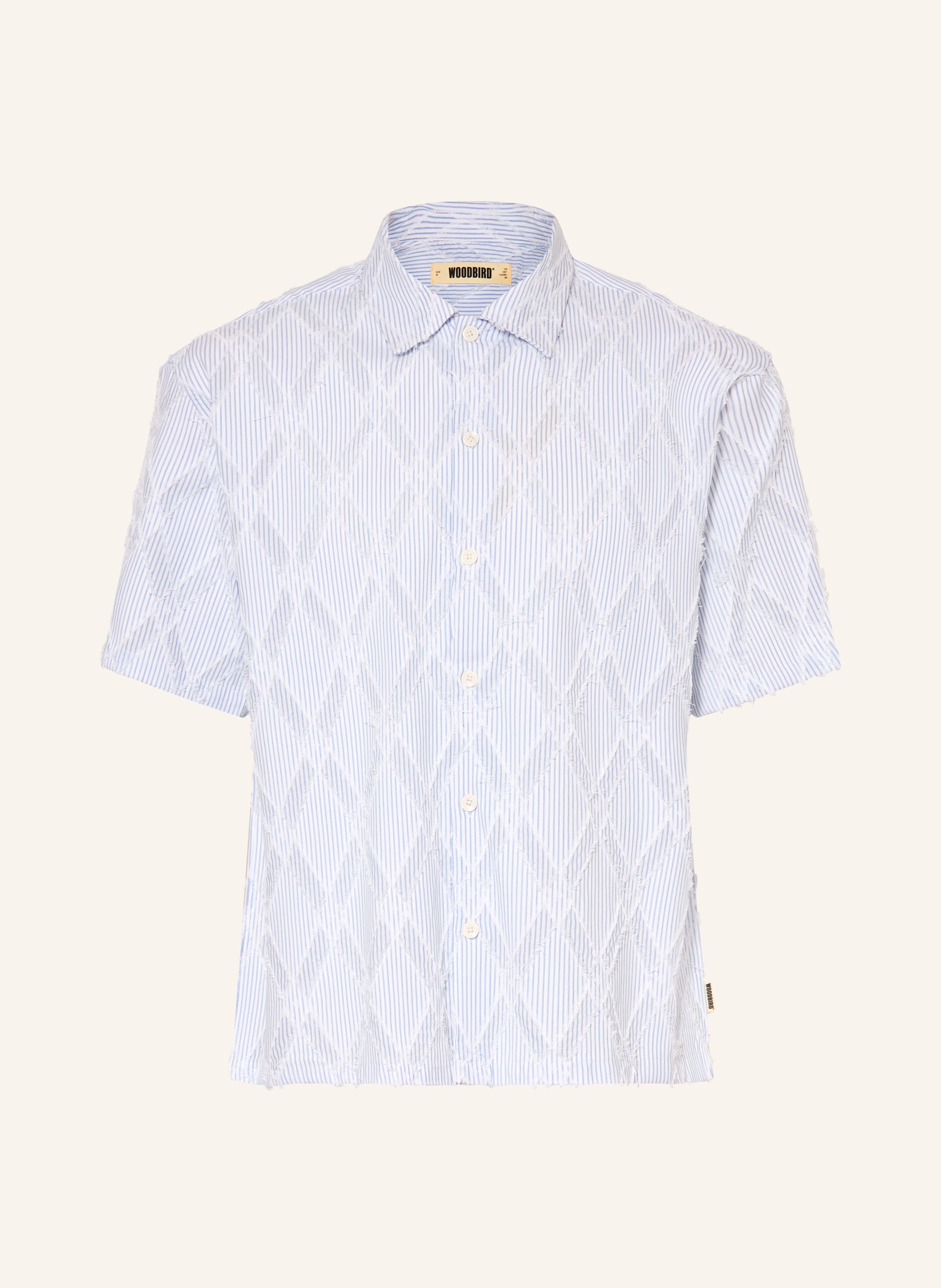 WOODBIRD Kurzarm-Hemd Comfort Fit
