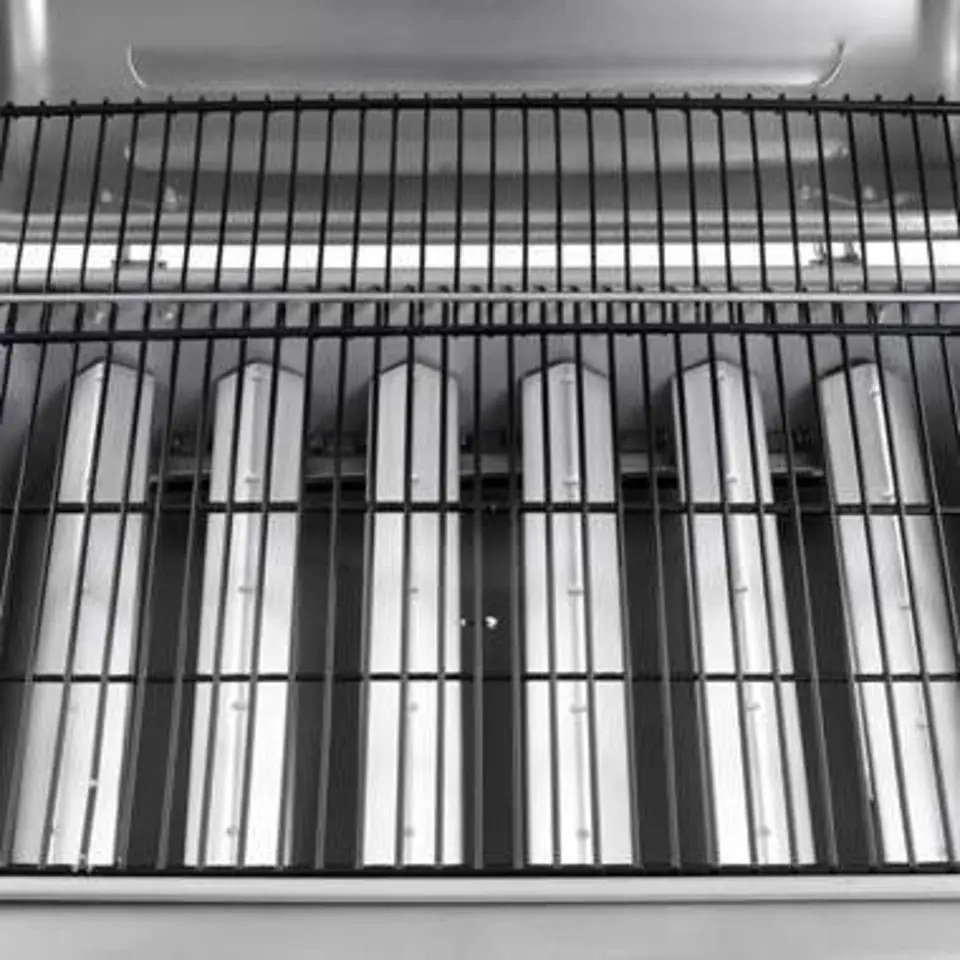 vidaXL - Gasbarbecue-grill - Zilver - Staal