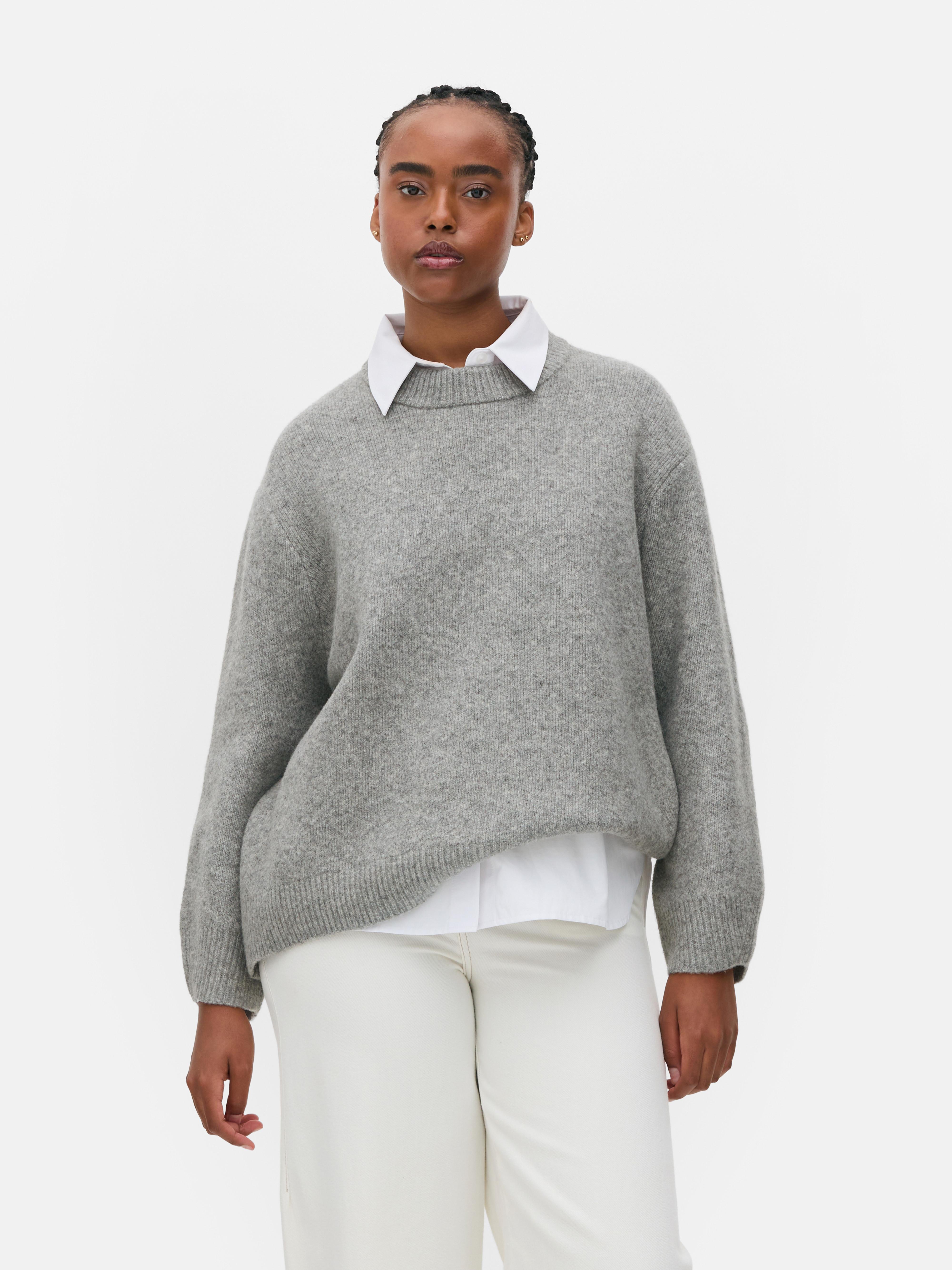 Essential Relaxed Crewneck Sweater