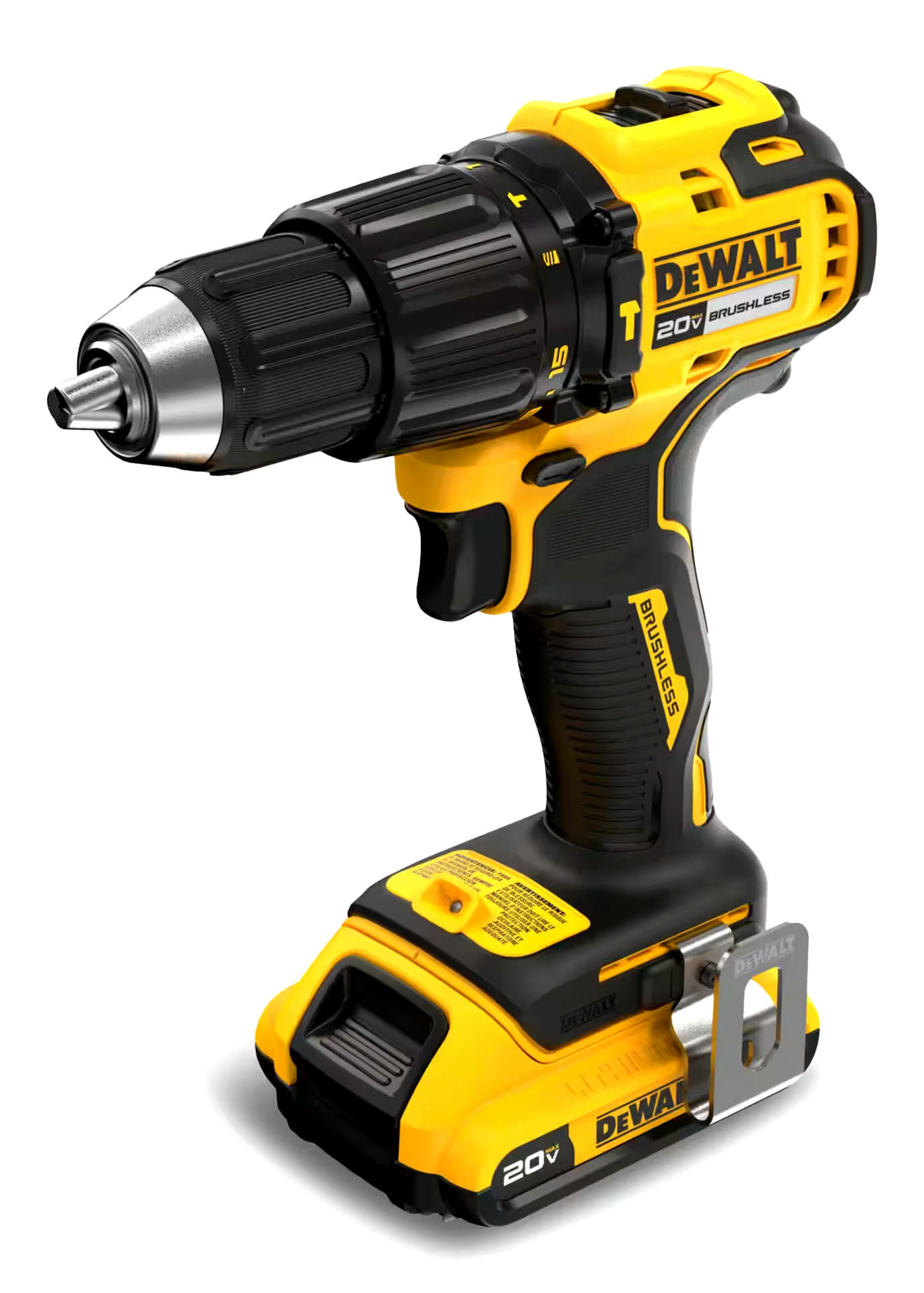 DEWALT DCD798D1 20V MAX Brushless Compact Cordless 1/2-in Hammer Drill Kit