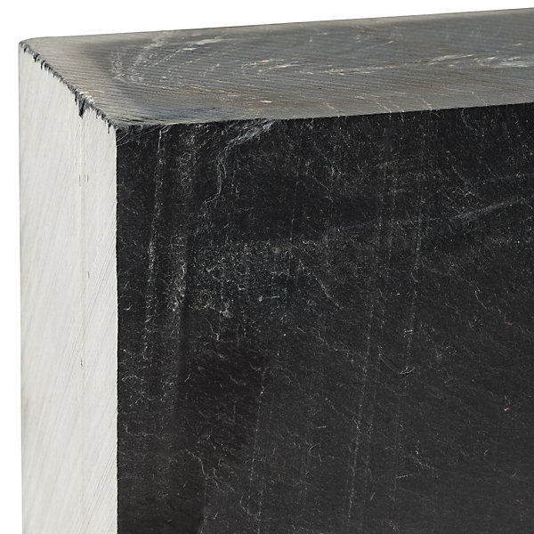 Bordure de jardin Ardoise Noire 50x10x6 cm (lot de 5 bordures soit 2,5 mètres) - RO'MA NATURE