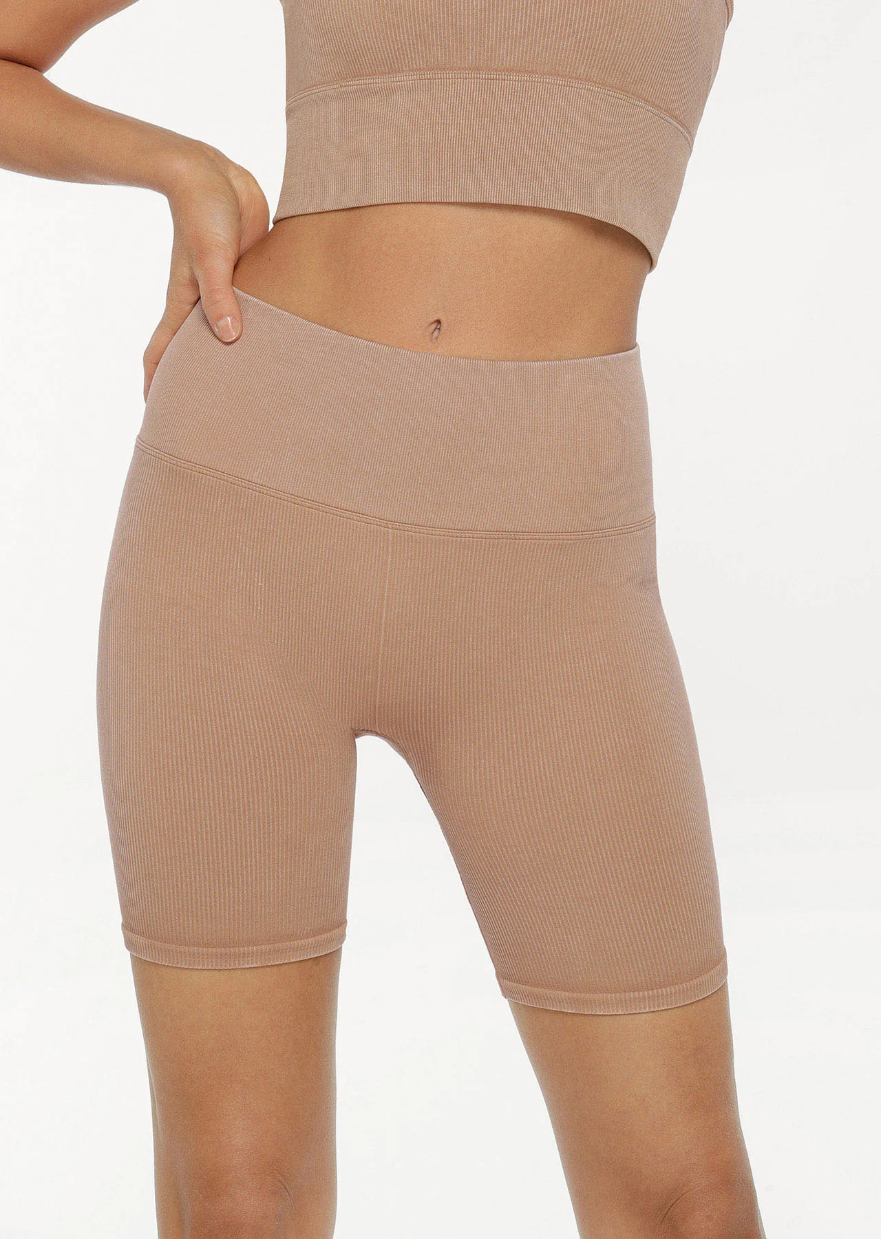 Tempo Ribbed Seamless Bike Shorts