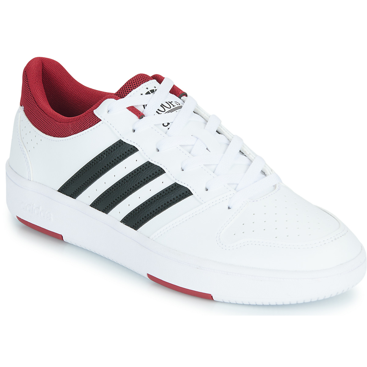 adidas - HOOPS CLASSIC - White / Black / Bordeaux