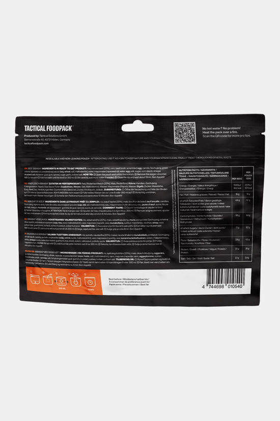 Tactical Foodpack Beef Bibimbap Maaltijd