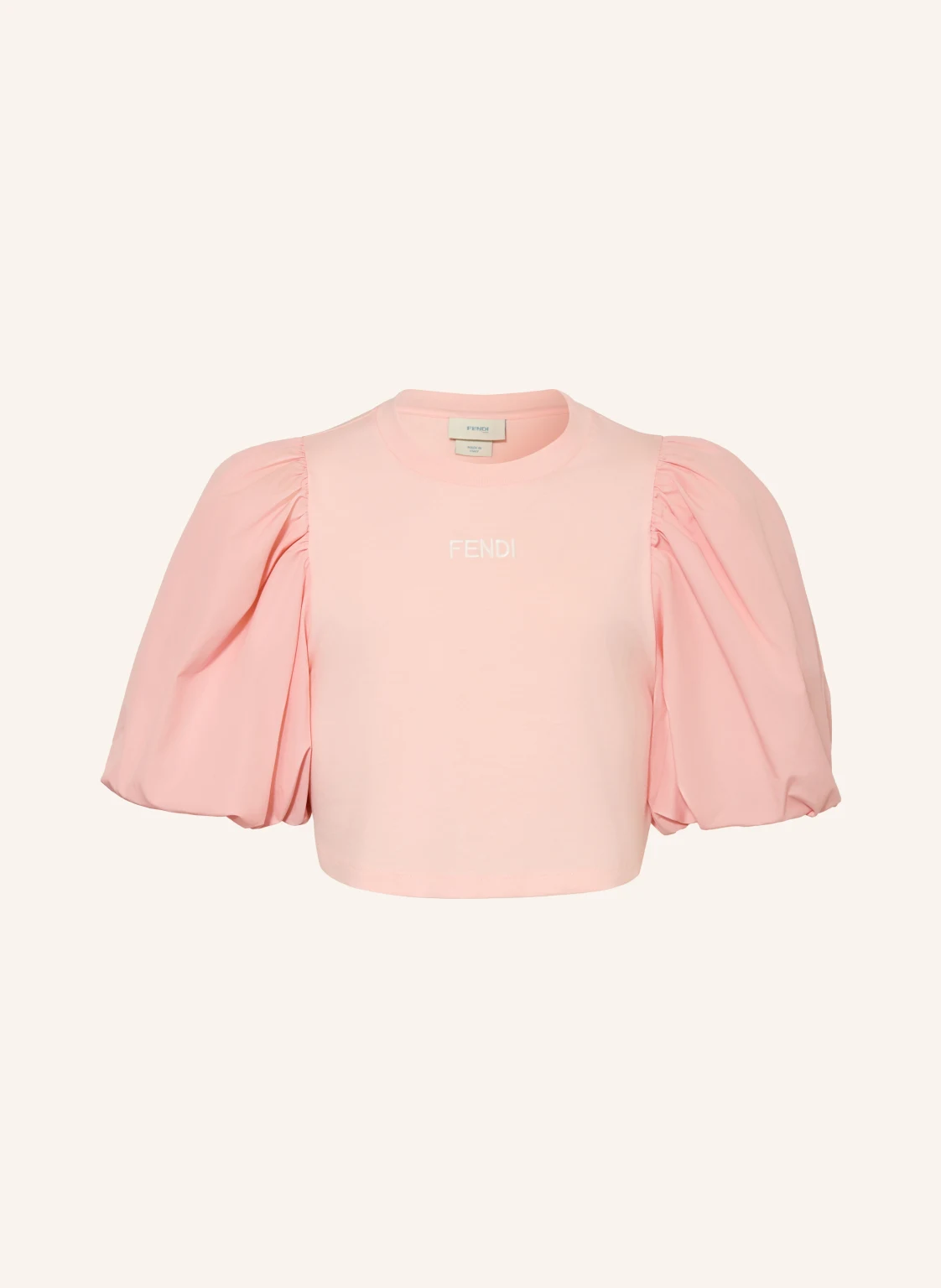 FENDI Blusenshirt im Materialmix