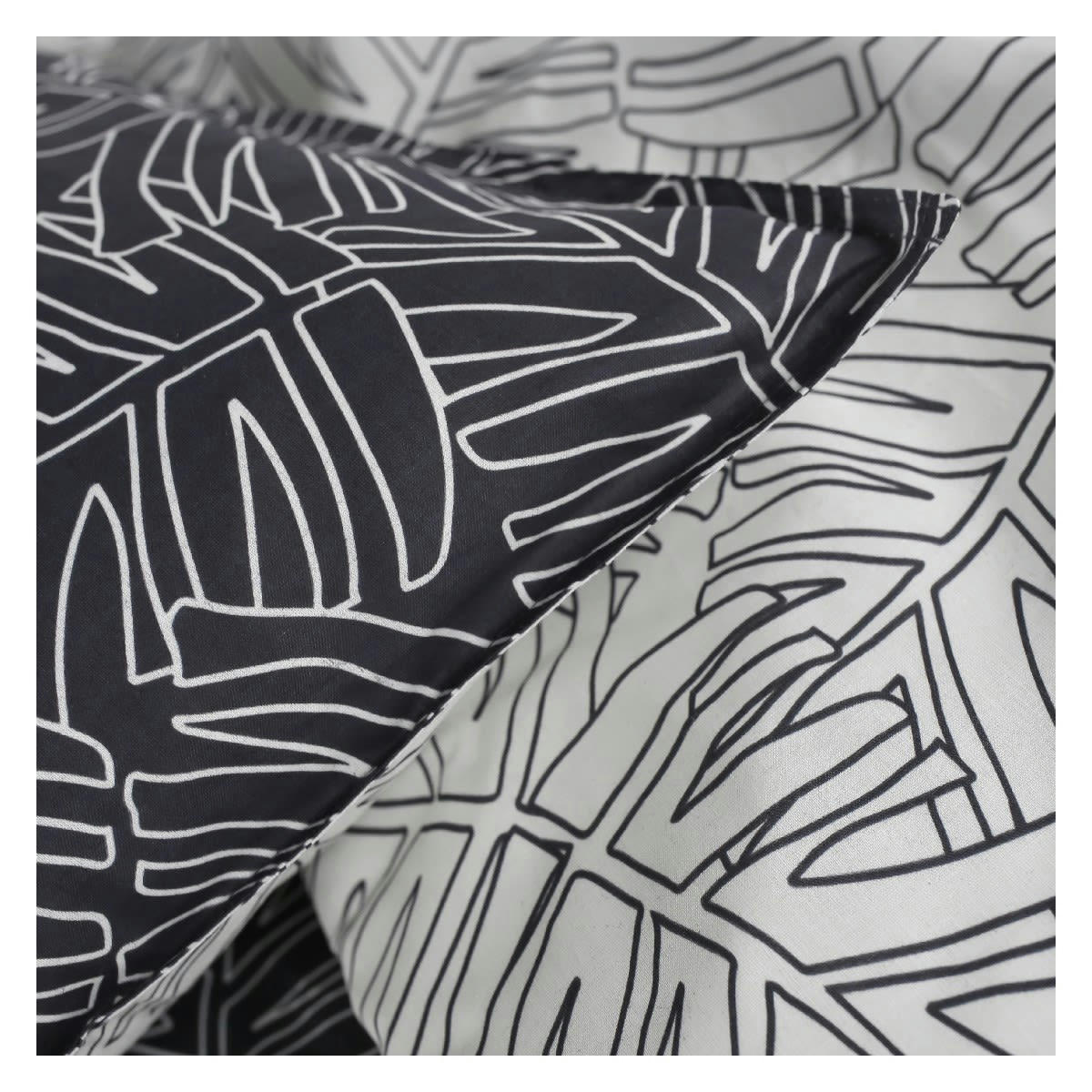SUNSHINE GEORG - Parure de lit 2 personnes imprimé en Coton Blanc 240x260 cm