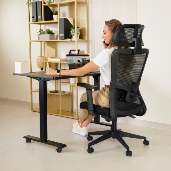 Fotel ergonomiczny biurowy obrotowy di volio Piozano