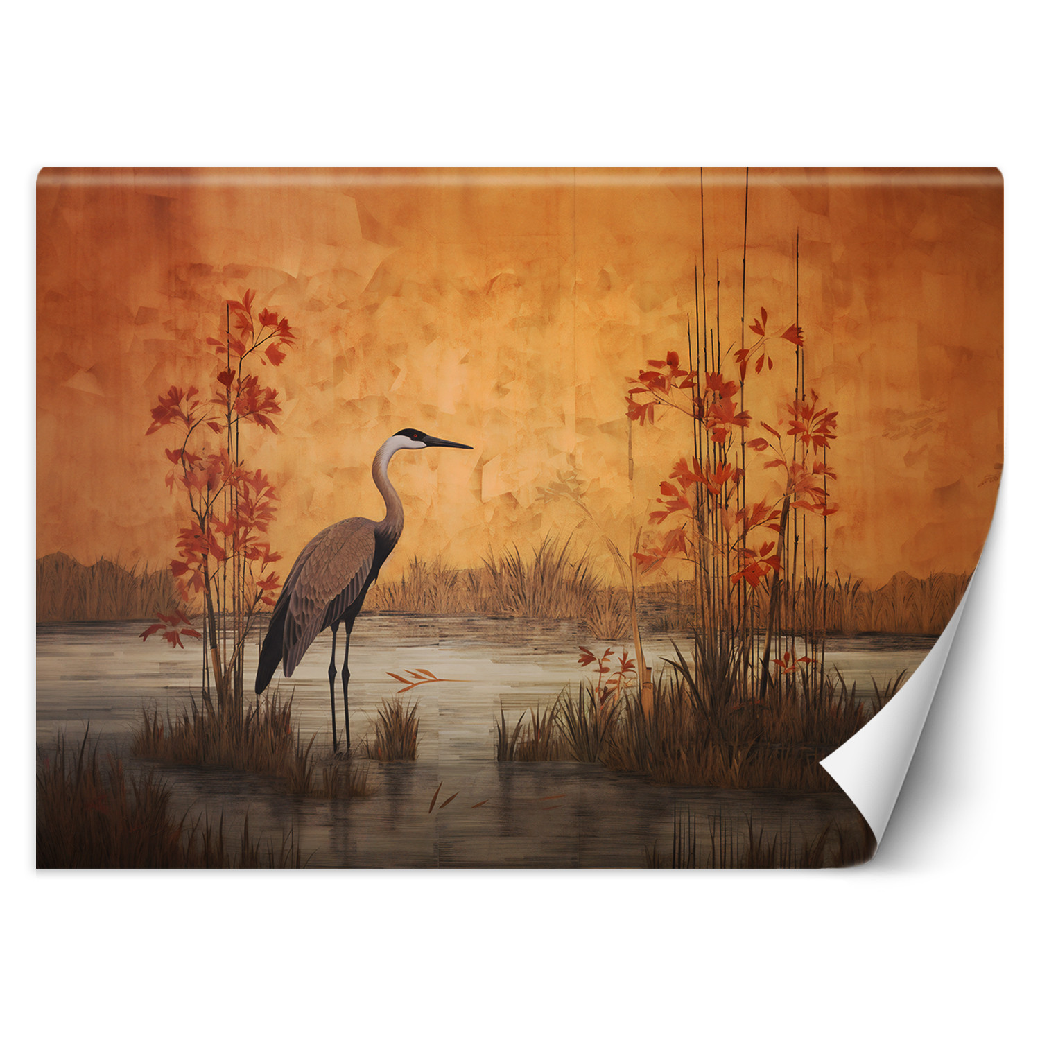 Feeby Fototapeta, Orientalny żuraw 150x105
