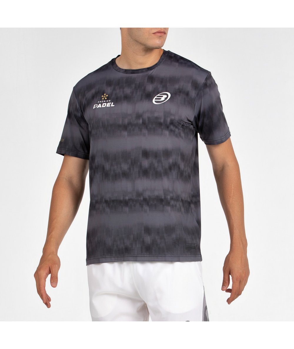 CAMISETA BULLPADEL PASCO NEGRO