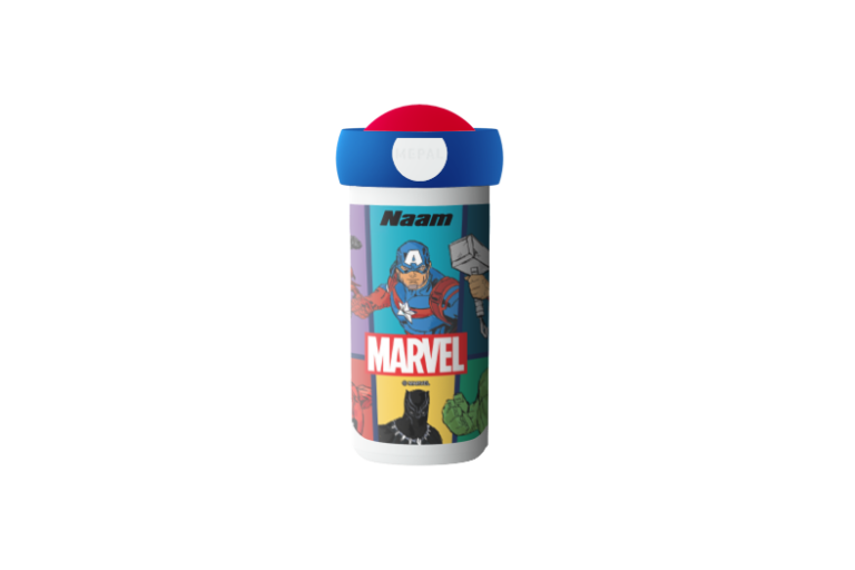 Ontwerp je eigen schoolbeker - Avengers