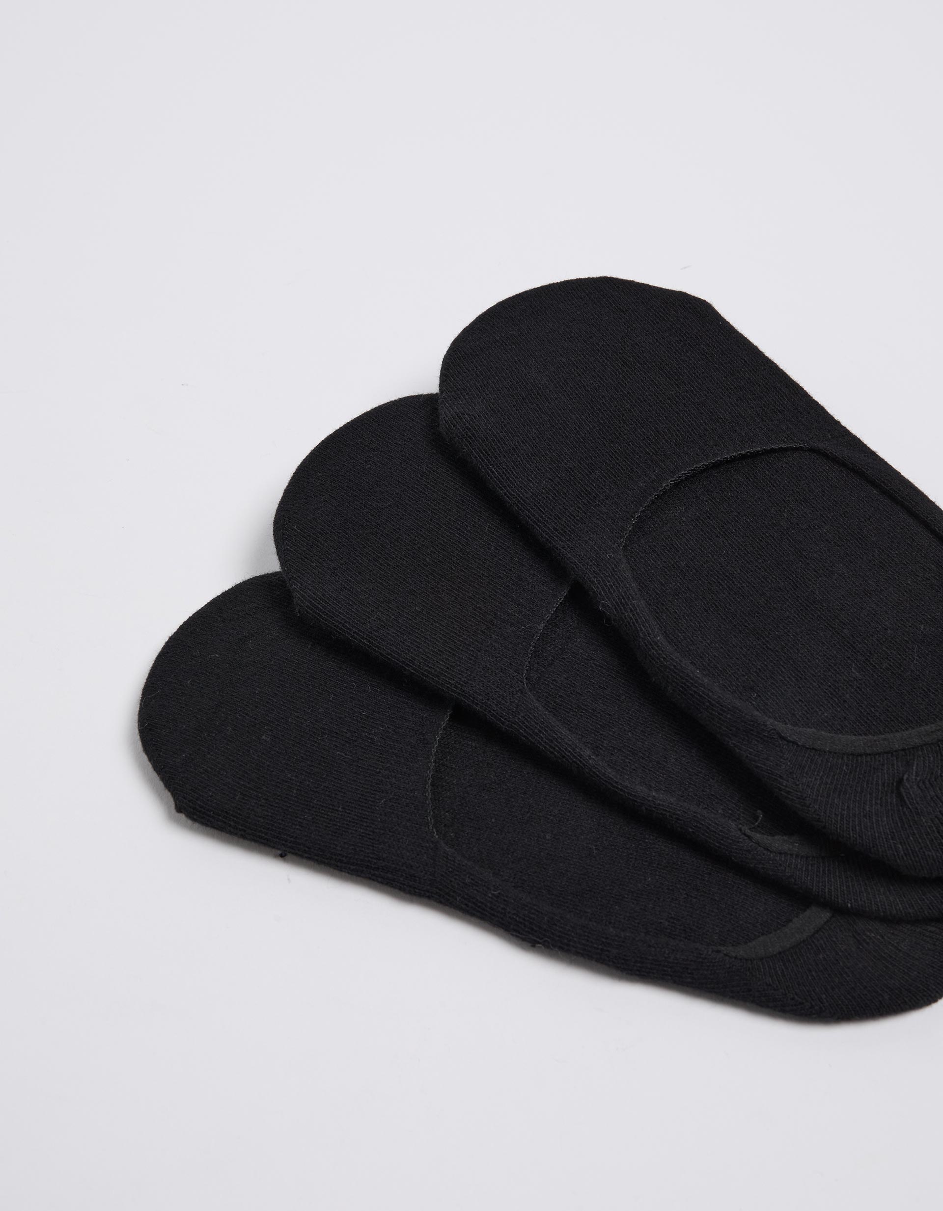 Pack 3 Pares de Pezinhos, Mulher, Preto