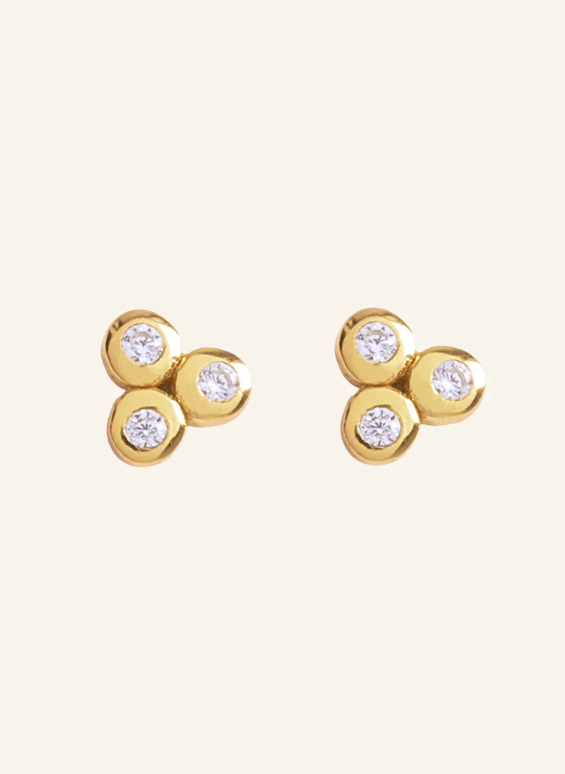 OHH LUILU Ohrstecker TRINITY CRYSTAL STUDS by GLAMBOU