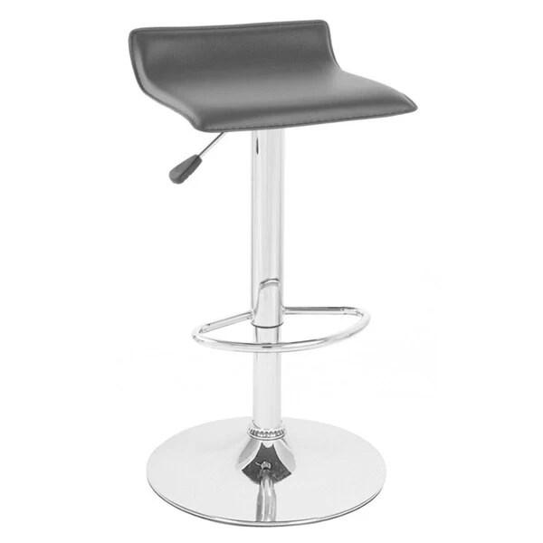 Sigma ContemporaryLeather Adjustable Barstools (Set of 2)