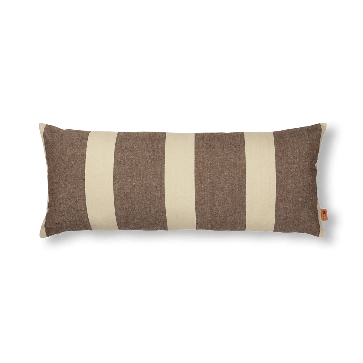 Ferm Living - Strand Kissen 72 x 30 cm, braun / beige