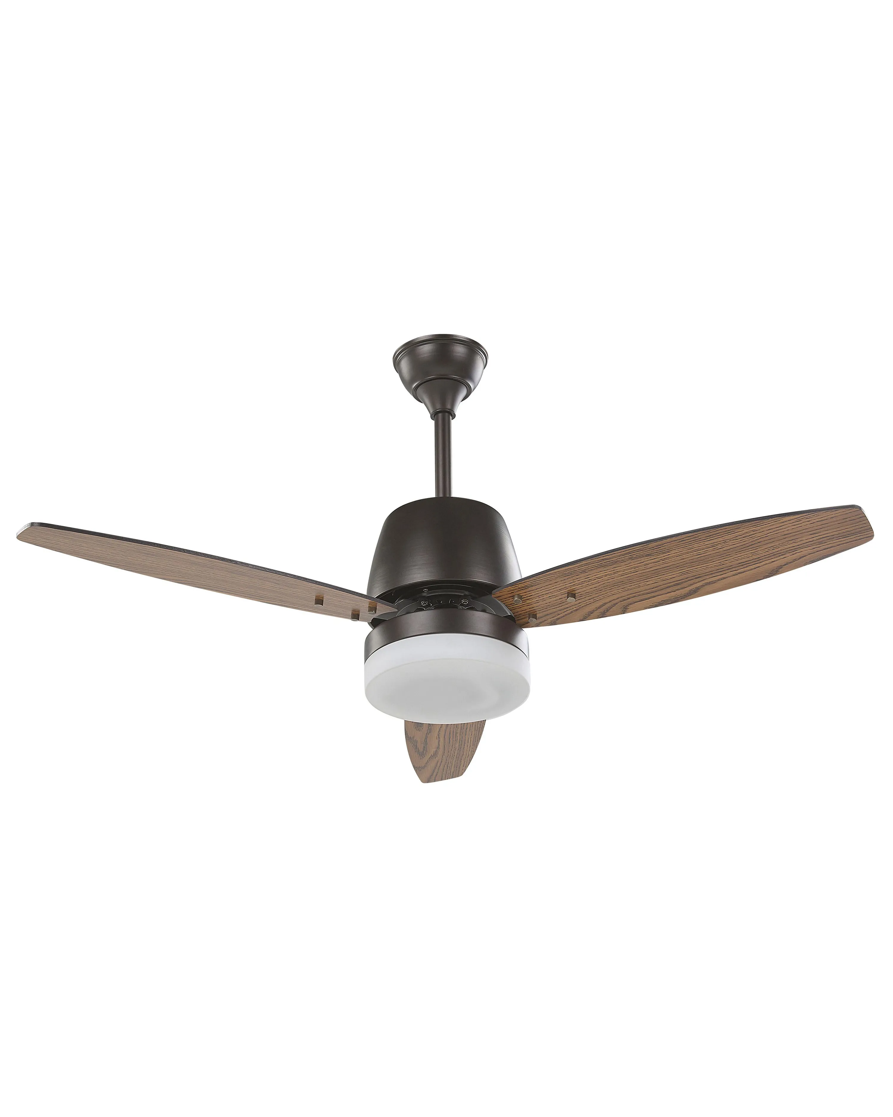 Ceiling Fan with Light MLAVA with Remote LED Brown