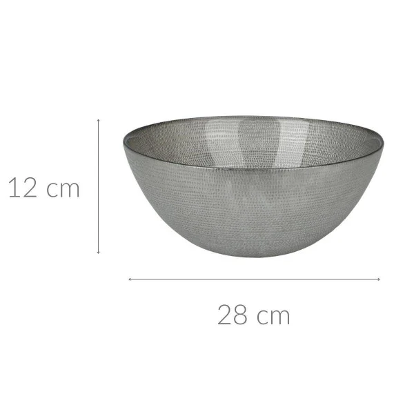 Misa dekoracyjna, szklana, Ø 28 cm