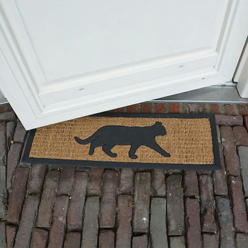 - Tapis cocos/caoutchouc Chat 75 x 25 cm