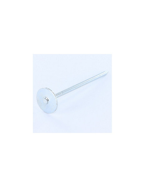 Kg de pointes Embase collerette ronde Diamètre de tête: 20 Acier zingué 3.1X50 - 5 pièces