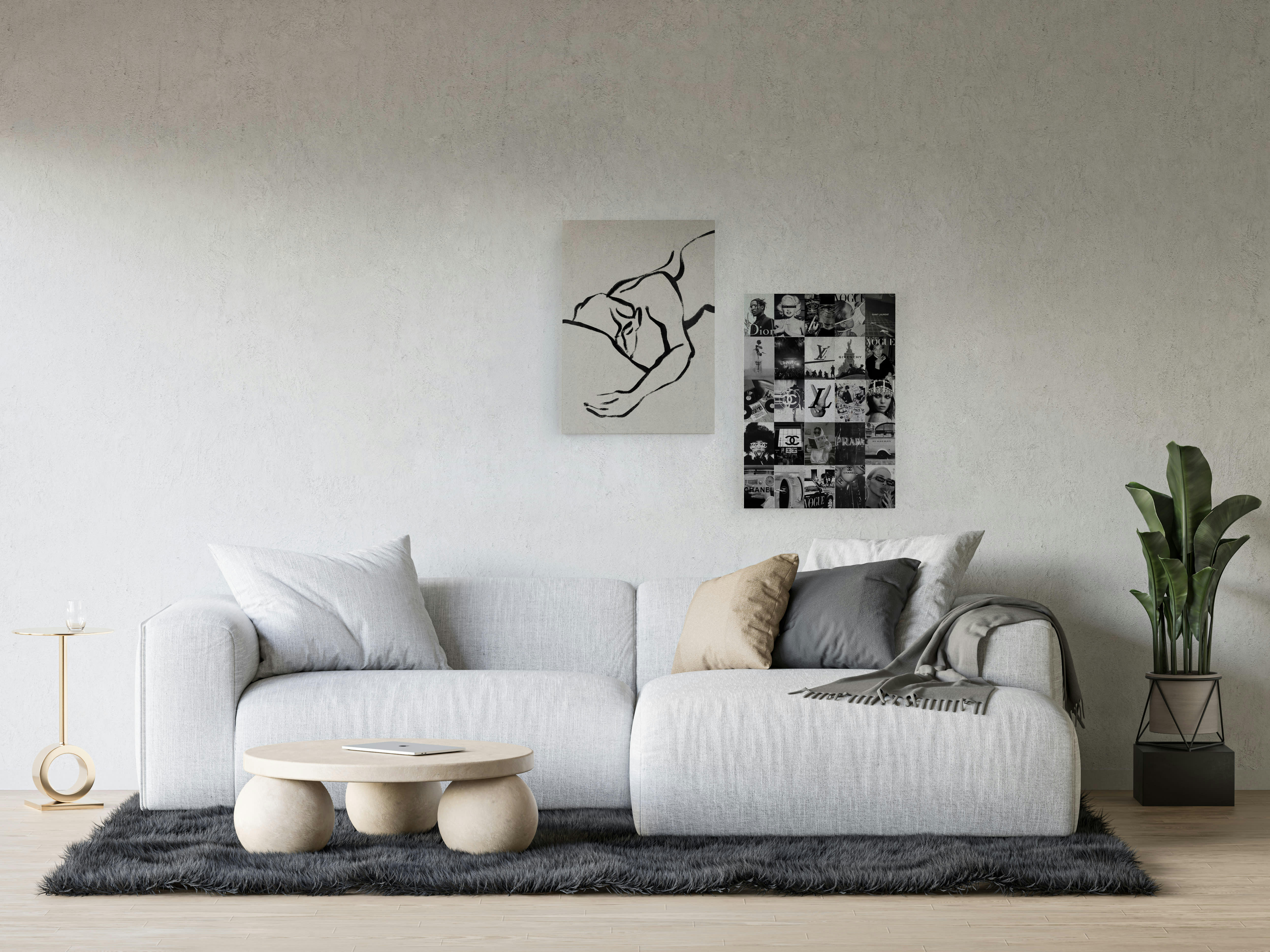 MORNINGS - Peinture sur toile 60x40 imprimé HD Matins