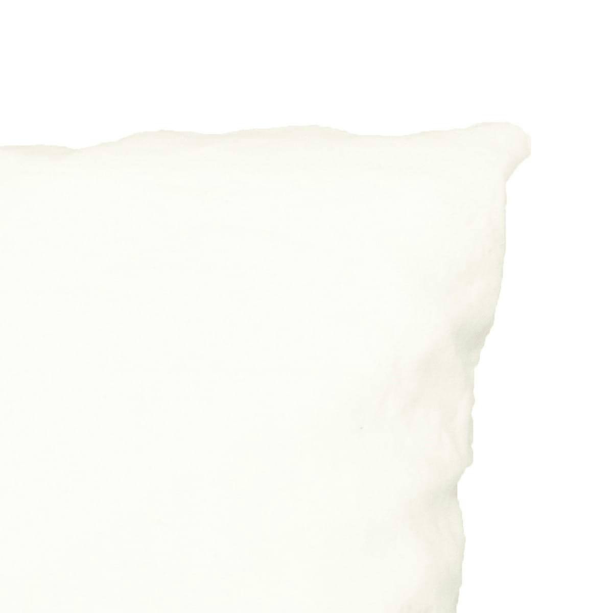 STUDIO FLANELLE - 2 taies d'oreiller en flanelle de coton Ecru 50x70 cm