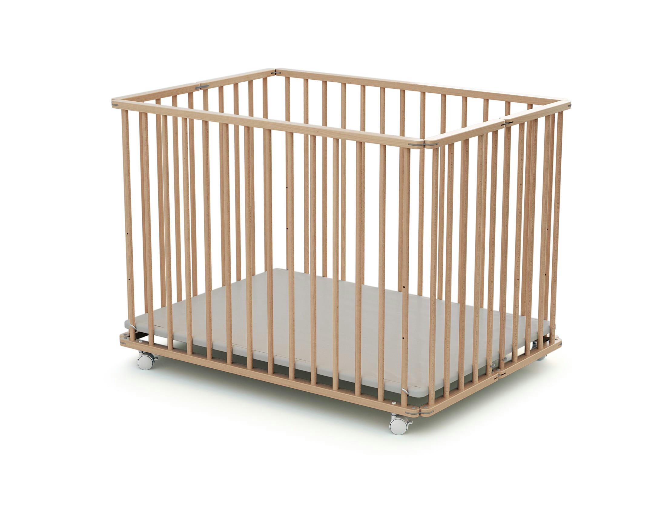 - Parc pliant 70x100 hêtre verni