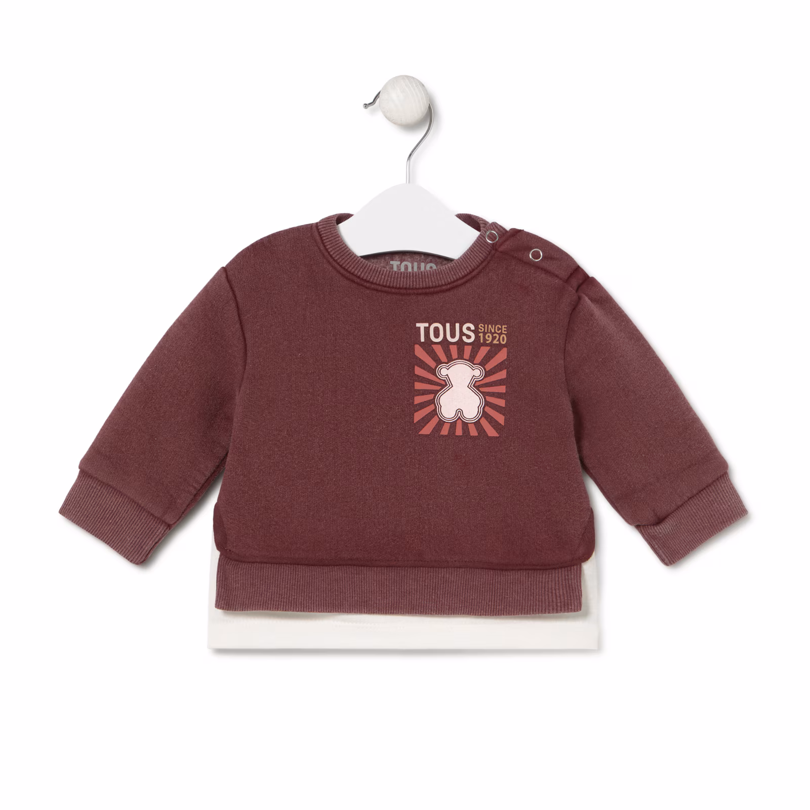 Sudadera TOUS since 1920 Casual granate