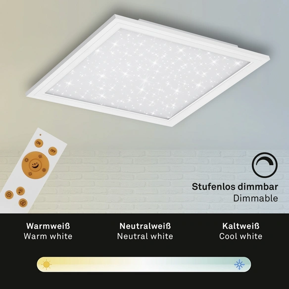 LED-Panel »PALLAS«, Breite: 45 cm, 24 W, 230 V