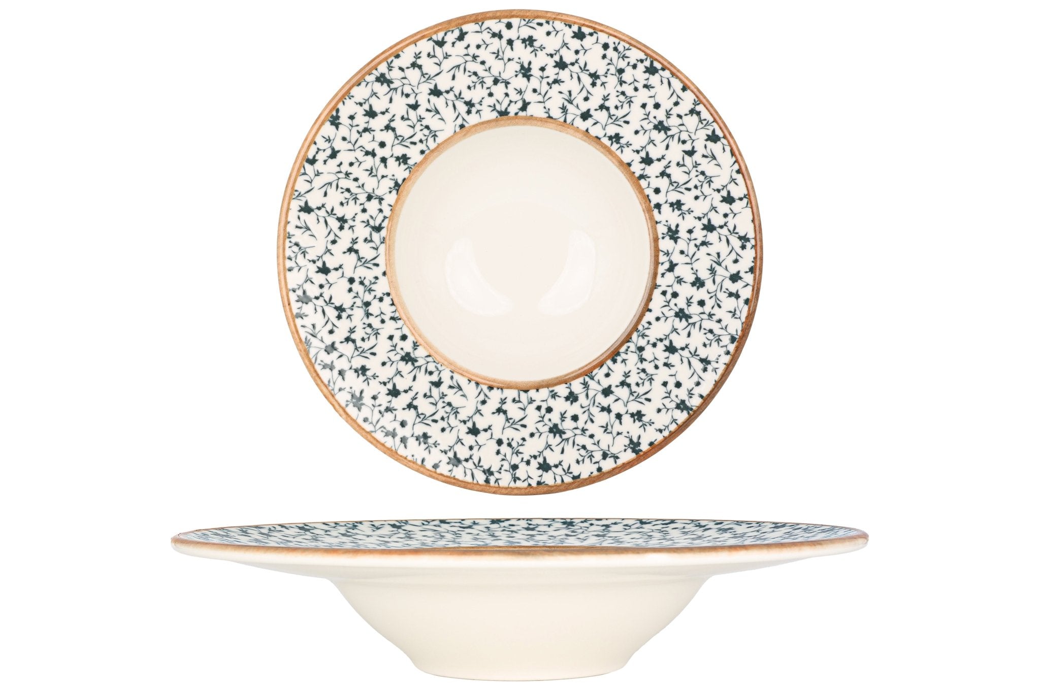 Bonna Pastabord - Calif - Porselein - 28 cm (400cc) - set van 2