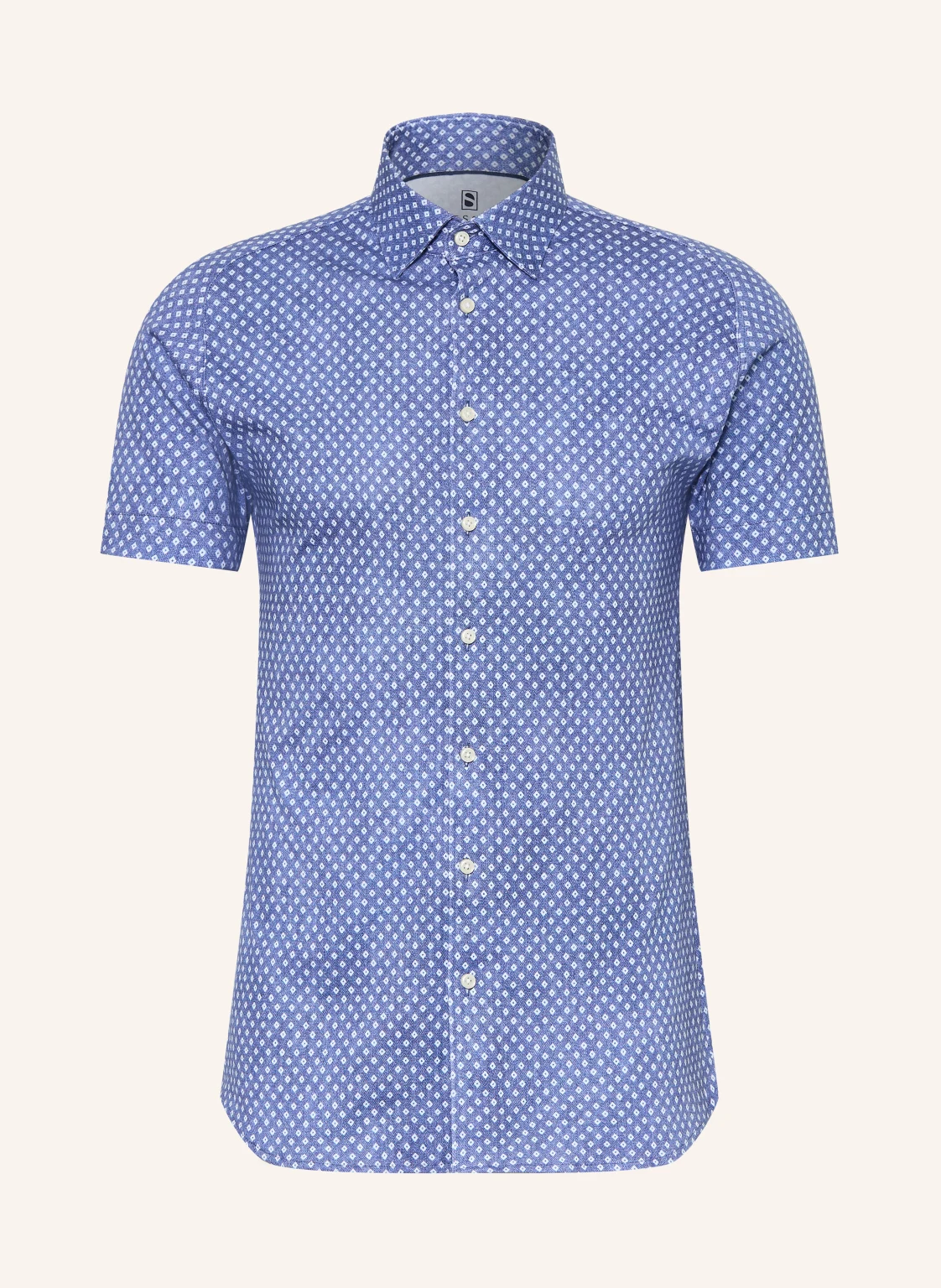 DESOTO Kurzarm-Hemd Slim Fit aus Jersey