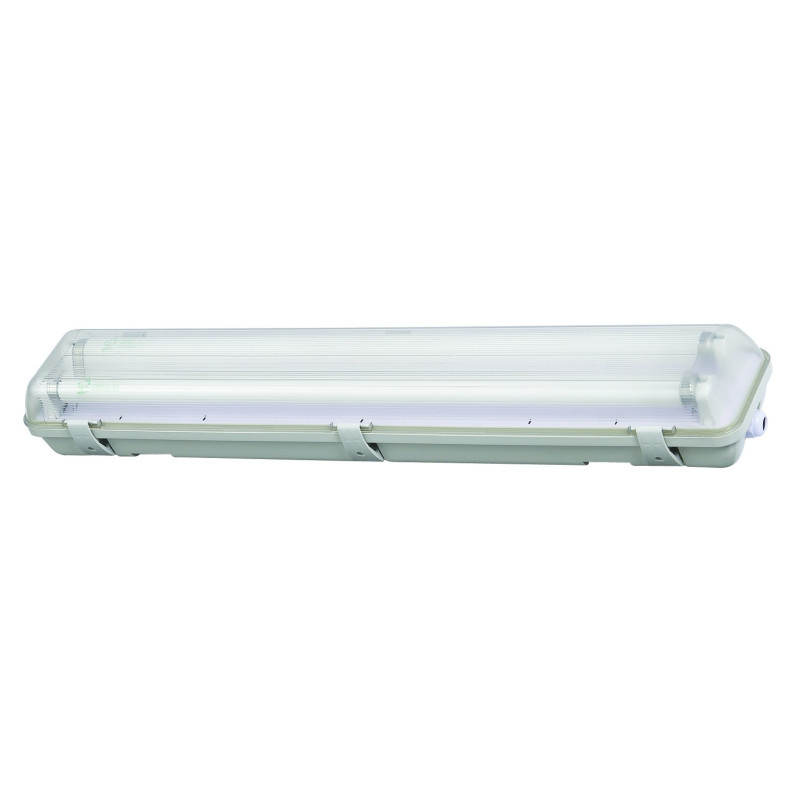 Armature LED T8 blanc froid IP65 2 x 18 W PROFILE