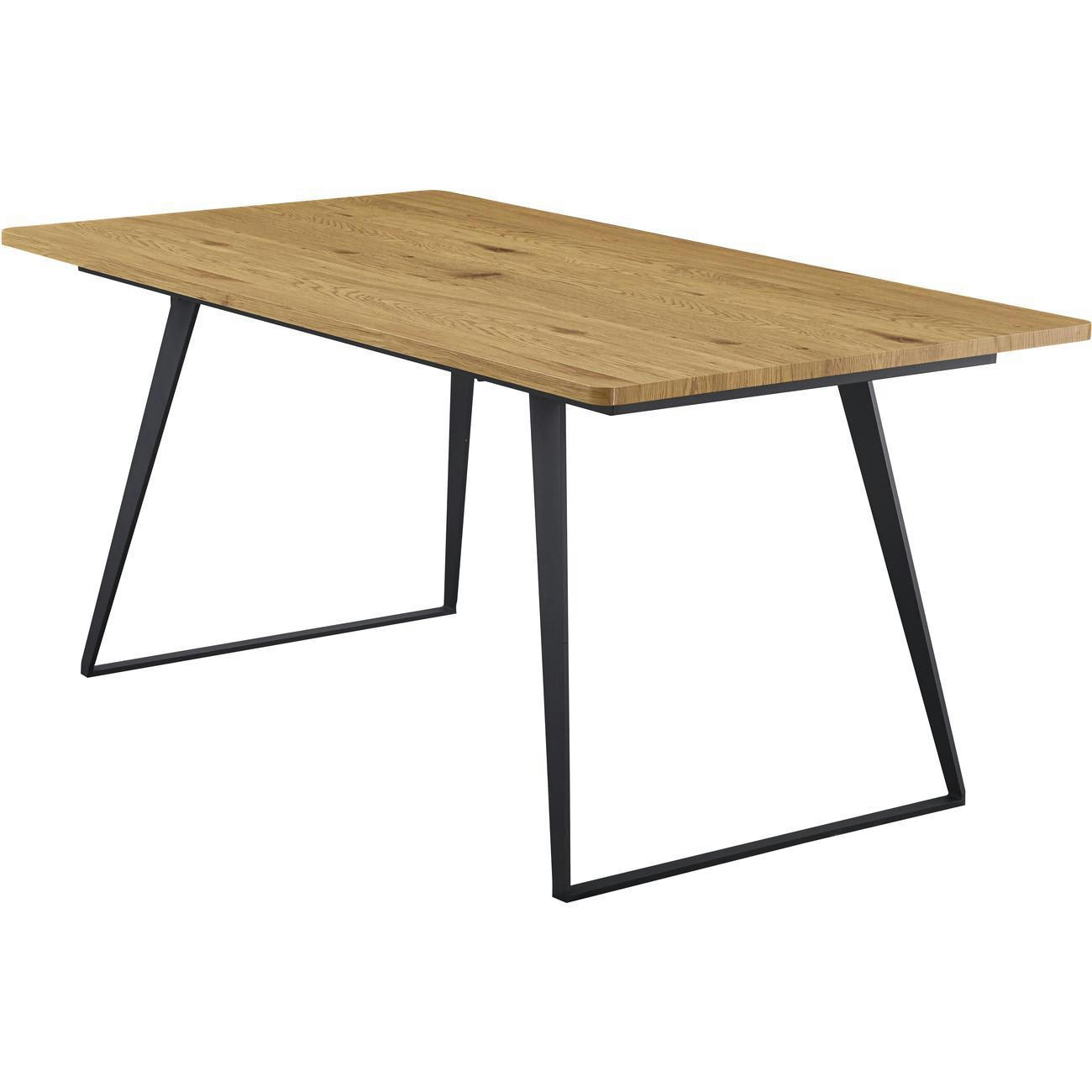 LARINA - Table à manger en Bois 6 personnes Marron