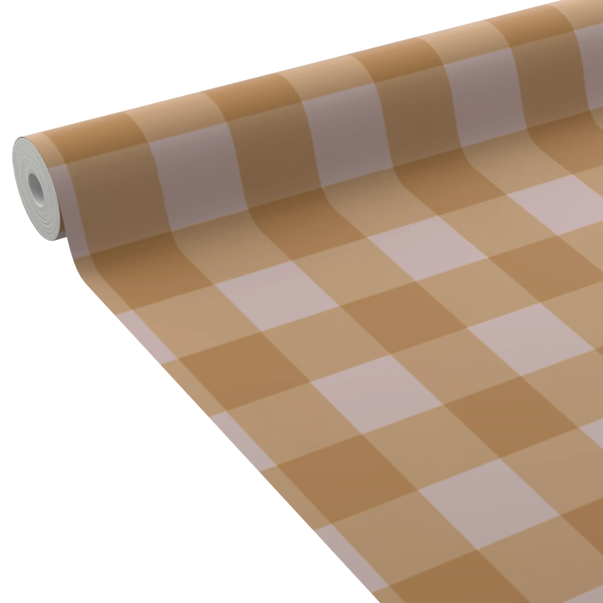 4MURS Papier peint intissé FLAVIE ocre orangé et rose