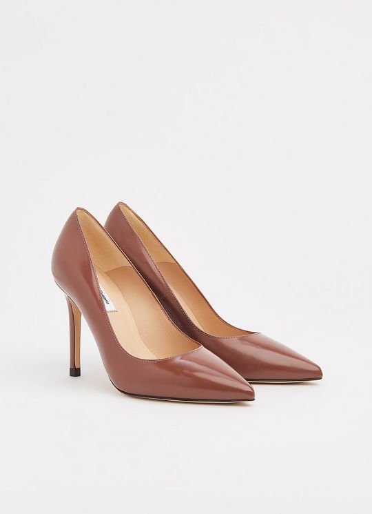 Fern Winter Rose Nappa Leather Closed Courts