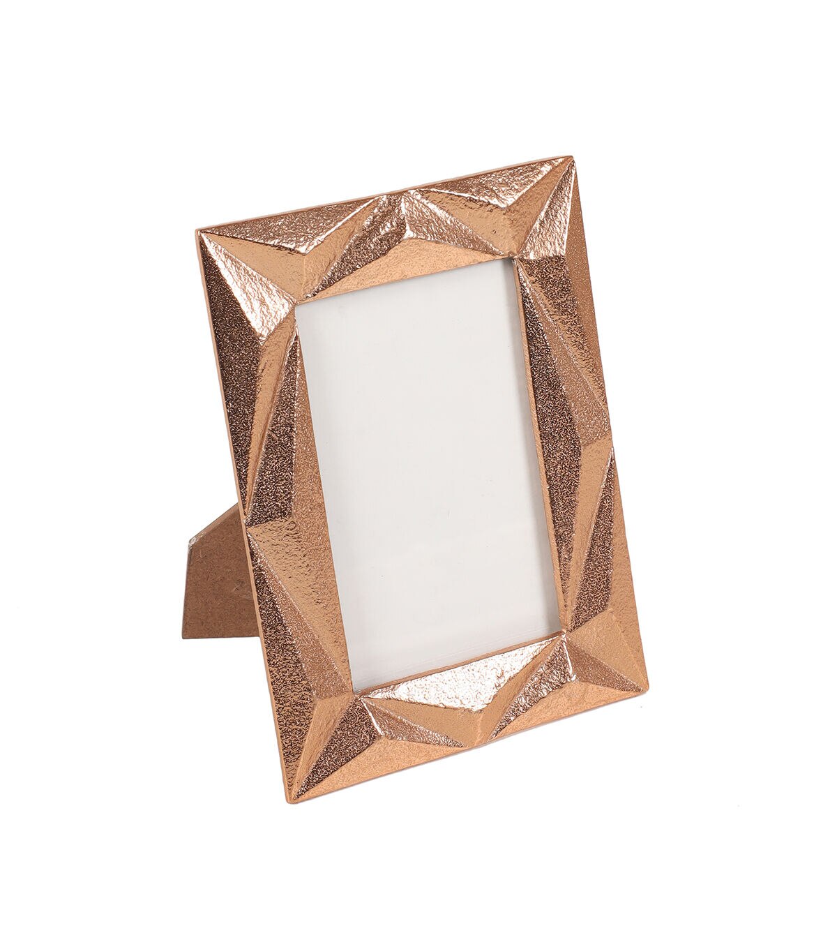4 x 6 Copper Geometric Tabletop Picture Frame by Place & Time