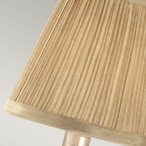 Kinkiet piaskowo-srebrne Abbey 1xE14x40W wym:39,1x15,2x26,4cm IP20 Feiss