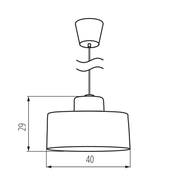 Lampa wisząca LightLogic LL ARILAS LAMP01 E27 66382 boho EKO papierowy