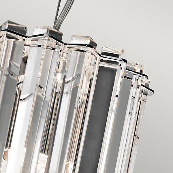 Mini-suspension Crystal Skye 2 lumières