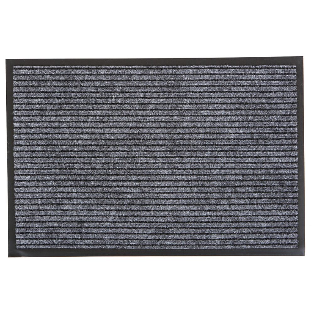 DØRMATTE ABSORB 3-RIBB 90X150CM LYSGRÅ