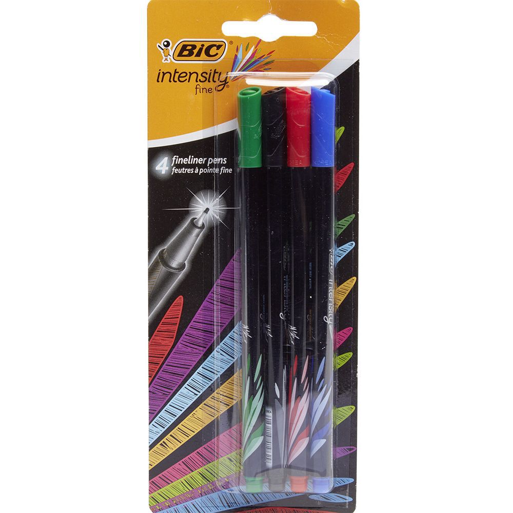 Feutre écriture intensity x4 couleurs différentes BIC