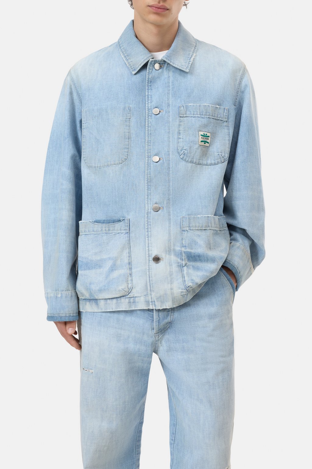 Worker-Jacke aus Denim