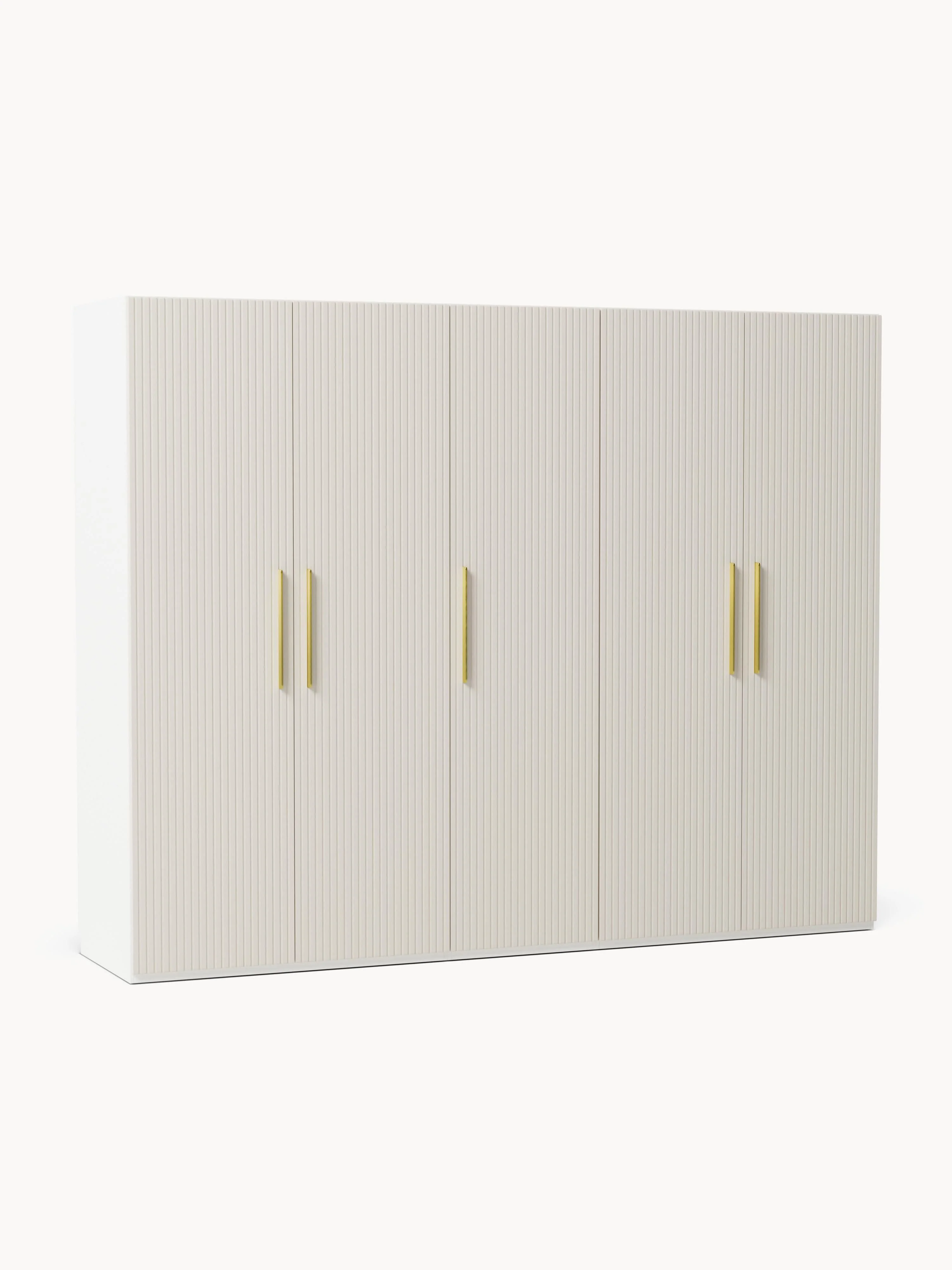 Modularer Drehtürenschrank Simone, 250 cm Breite, in verschiedenen Größen