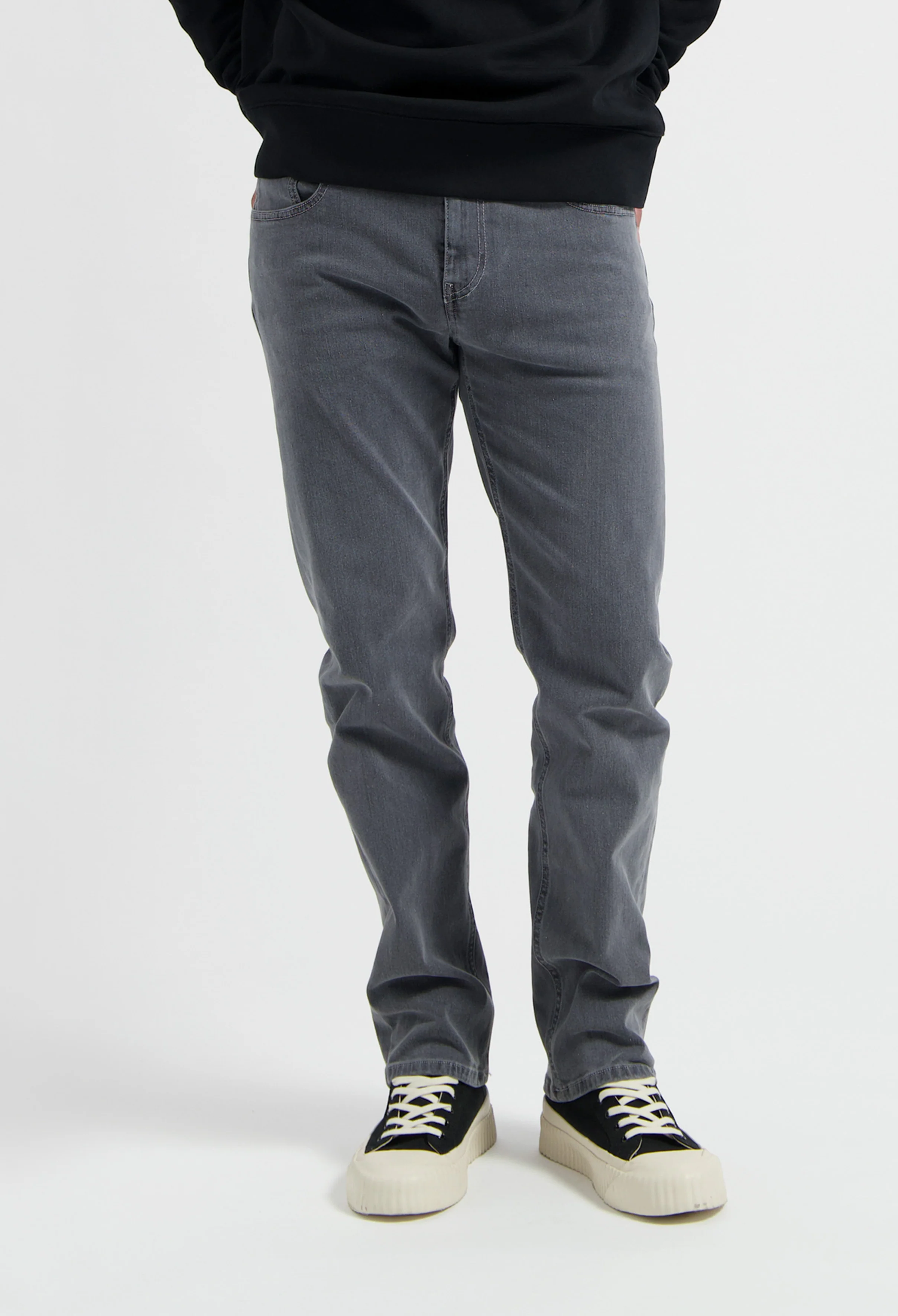 Bryce Mid Straight - Light Grey