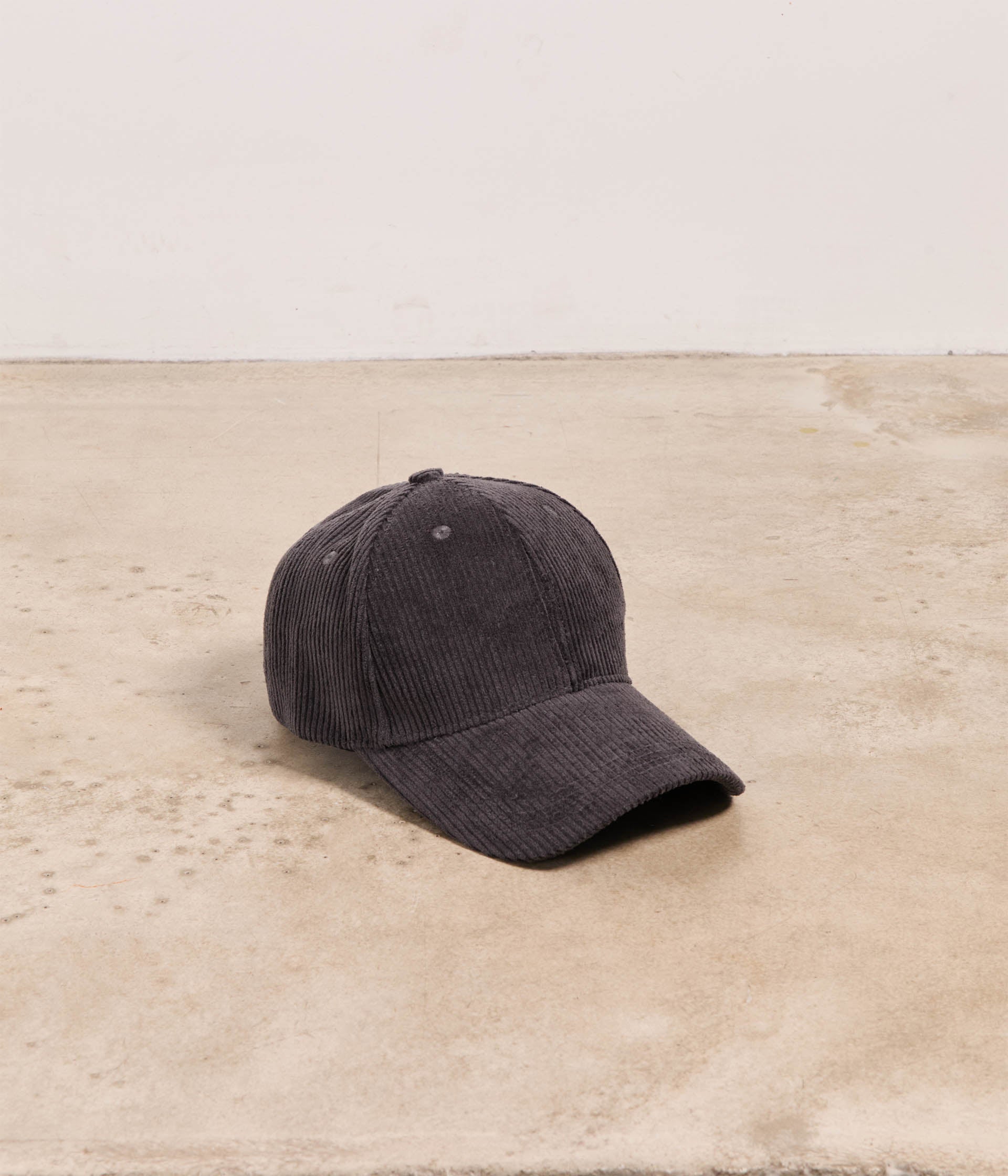 Casquette velours grise Serena