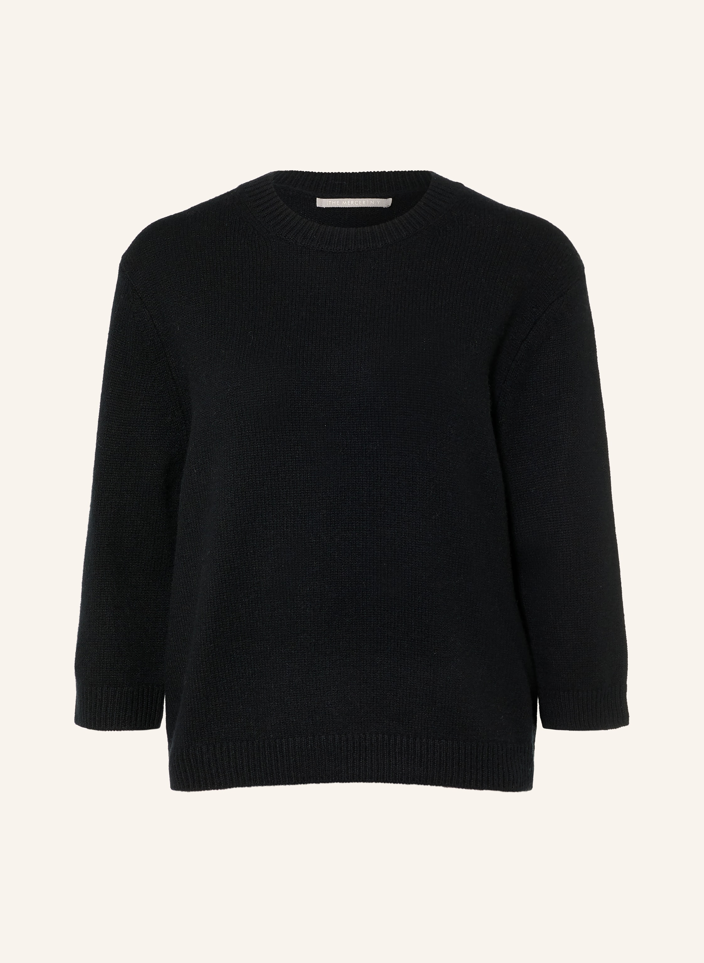 (THE MERCER) N.Y. Cashmere-Pullover mit 3/4-Arm