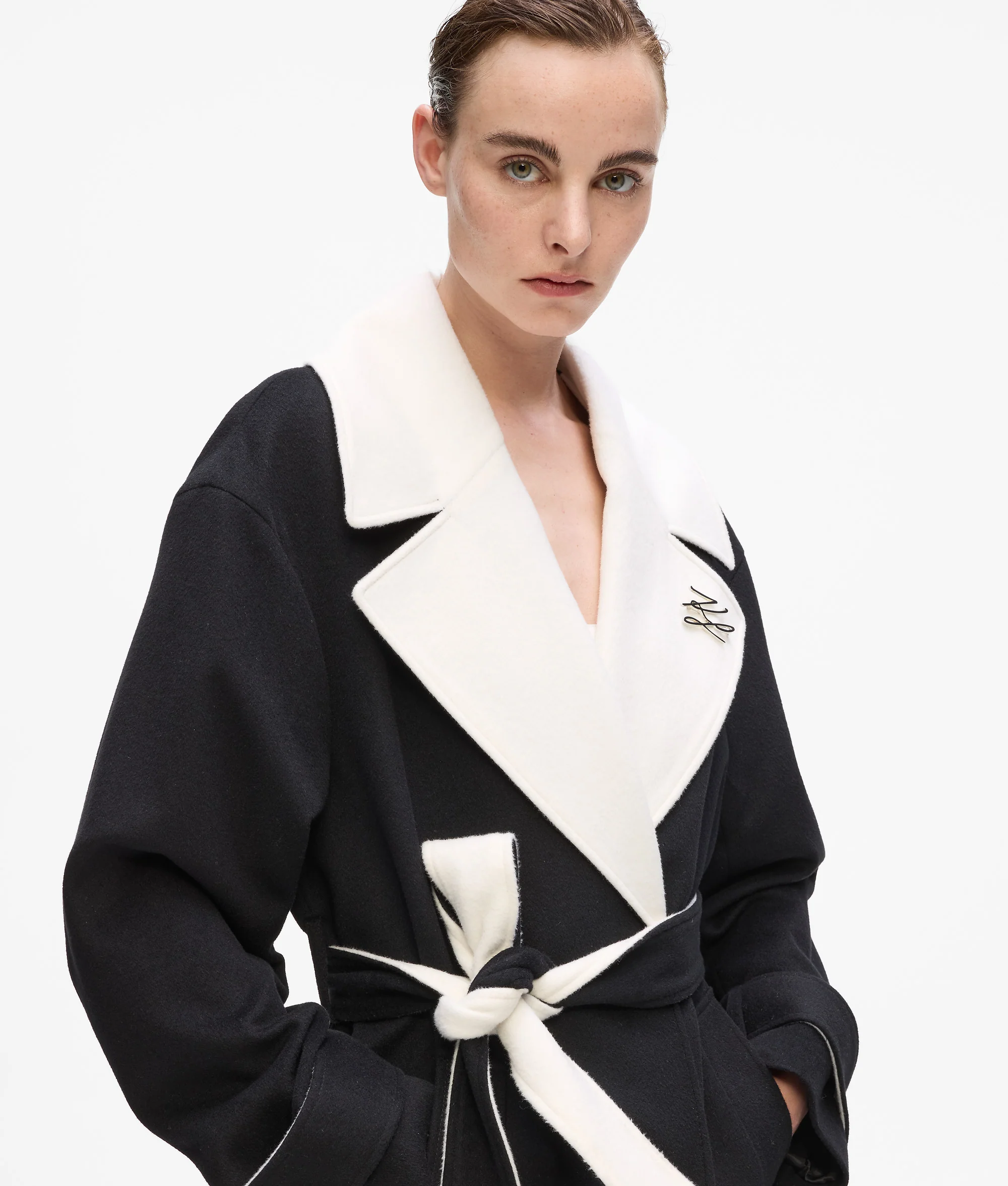 Manteau en laine classique